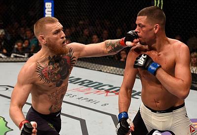 Nate Diaz and Conor McGregor